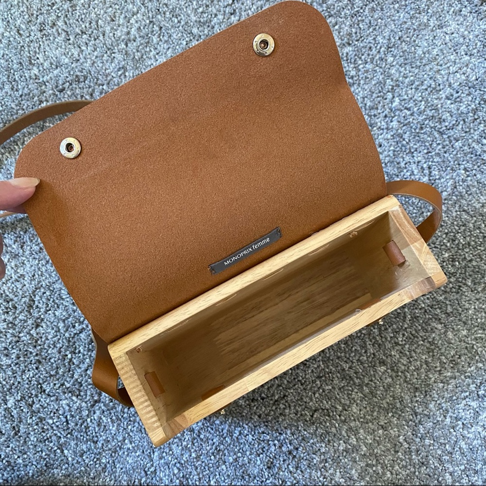 Wooden Box Summer Shoulder Bag - Picture 4 of 5